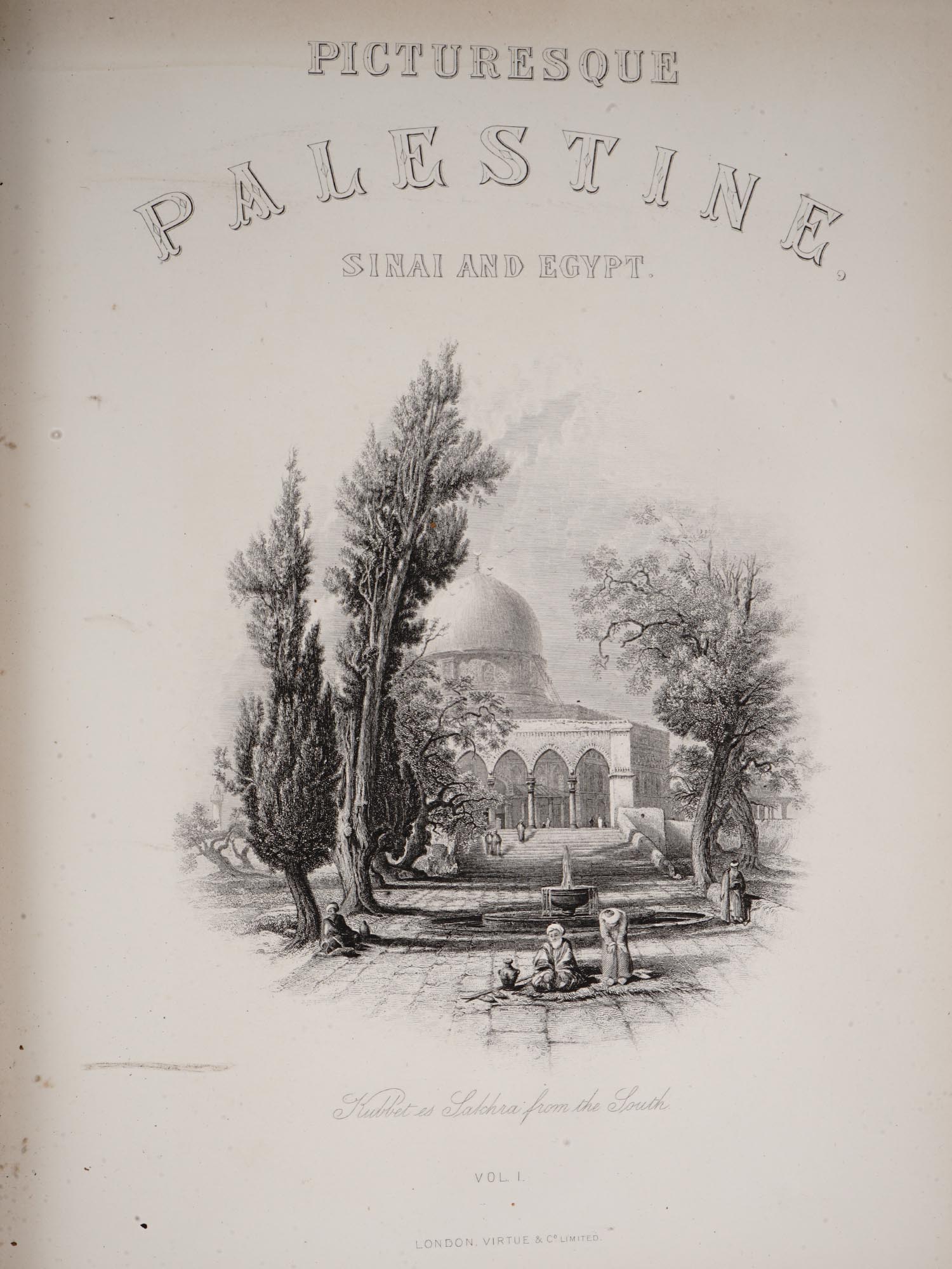 ANTIQUE 1881 PALESTINE SINAI EGYPT TRAVEL BOOKS PIC-9